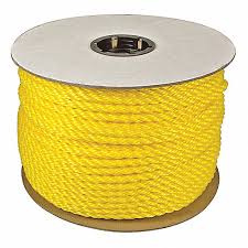 [786] 1/2" AMARILLO CARRETE PLASTICO 23 KILOS-260 METROS APROX