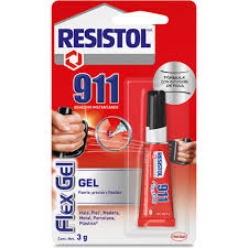 [VRE - 911D] ADHESIVO RESISTOL 911 FLEX GEL 3 GRS. 2445404