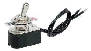 [136555] Apagador palanca metal 6A bco